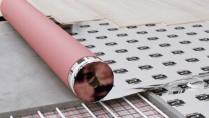 Multiprotec 1000 underlay, underfloor heating